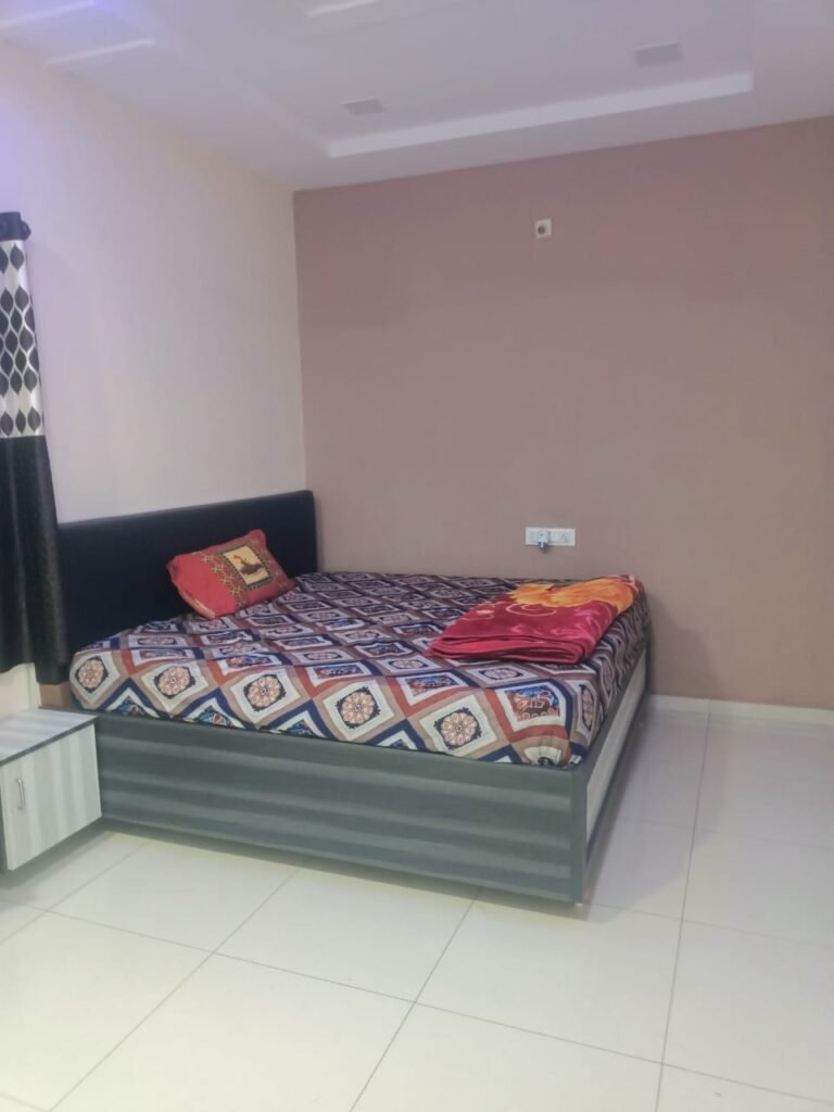 Comfortable, clean room at Shiv Homestay, Madhapar, Bhuj-Kutch