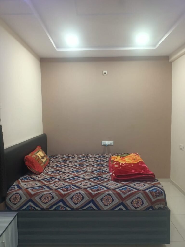 Comfortable, clean room at Shiv Homestay, Madhapar, Bhuj-Kutch
