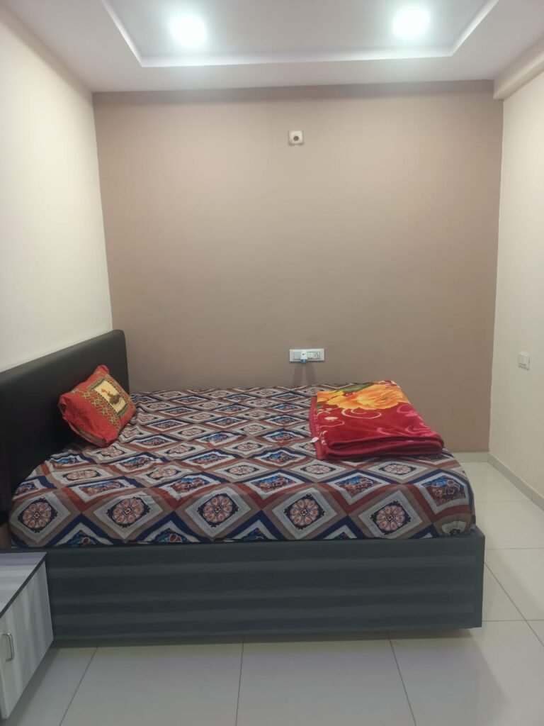 Comfortable, clean room at Shiv Homestay, Madhapar, Bhuj-Kutch
