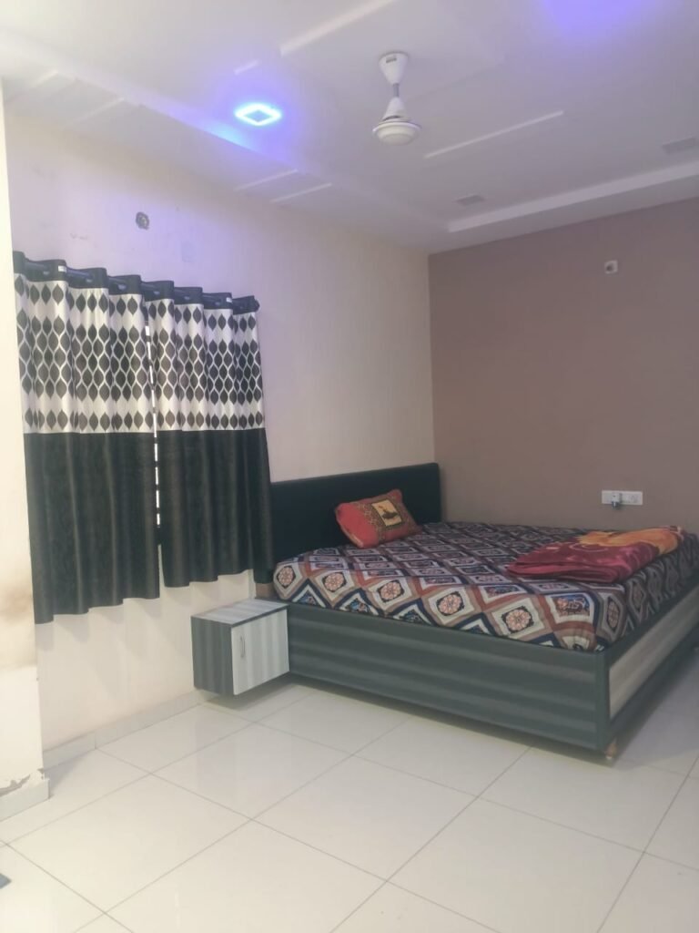 Comfortable, clean room at Shiv Homestay, Madhapar, Bhuj-Kutch