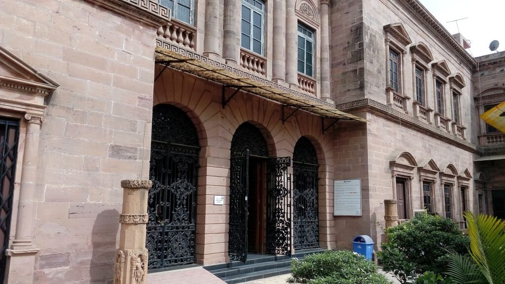 Kutch Museum building in Bhuj, the oldest museum in Gujarat