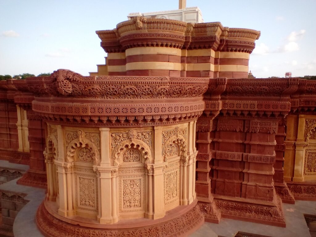 Carved royal cenotaphs (Chhatardi) of the Kutch rulers in Bhuj